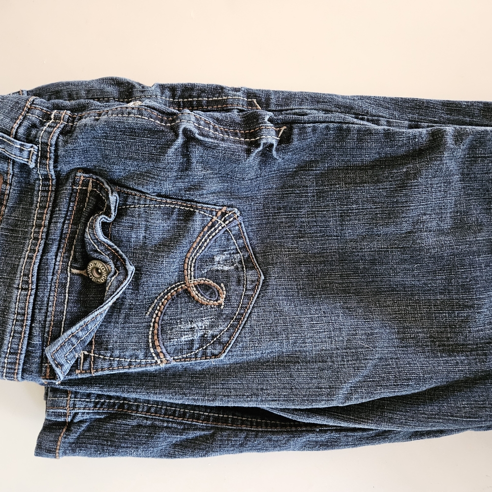 BONGO Women's Straight Leg Jeans - Blue